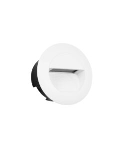 kelvo® STEPART KLV-101-0076 Χωνευτό Φωτιστικό Σκαλοπατιού / Διαδρόμου LED 3W 375lm 45° AC 220-240V Αδιάβροχο IP65 Θερμό Λευκό 2700K – Lumileds SMD Chip & TÜV SÜD Driver – Λευκό Ματ – Μ8.3 x Π4.5 x Υ8.3cm / Q6.6 x 6.6cm – 5 Χρόνια Εγγύηση