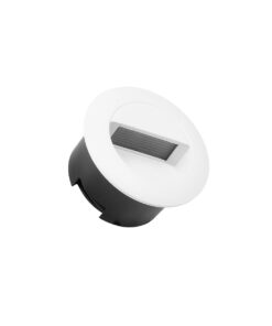 kelvo® STEPART KLV-101-0076 Χωνευτό Φωτιστικό Σκαλοπατιού / Διαδρόμου LED 3W 375lm 45° AC 220-240V Αδιάβροχο IP65 Θερμό Λευκό 2700K – Lumileds SMD Chip & TÜV SÜD Driver – Λευκό Ματ – Μ8.3 x Π4.5 x Υ8.3cm / Q6.6 x 6.6cm – 5 Χρόνια Εγγύηση
