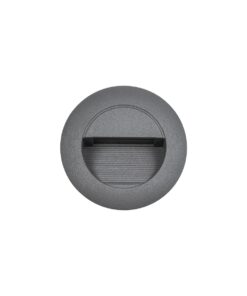 kelvo® STEPART KLV-101-0075 Χωνευτό Φωτιστικό Σκαλοπατιού / Διαδρόμου LED 3W 375lm 45° AC 220-240V Αδιάβροχο IP65 Θερμό Λευκό 2700K – Lumileds SMD Chip & TÜV SÜD Driver – Γκρι Ανθρακί Ματ – Μ8.3 x Π4.5 x Υ8.3cm / Q6.6 x 6.6cm – 5 Χρόνια Εγγύηση
