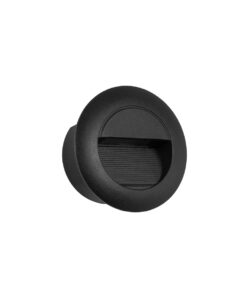 kelvo® STEPART KLV-101-0074 Χωνευτό Φωτιστικό Σκαλοπατιού / Διαδρόμου LED 3W 375lm 45° AC 220-240V Αδιάβροχο IP65 Θερμό Λευκό 2700K – Lumileds SMD Chip & TÜV SÜD Driver – Μαύρο Ματ – Μ8.3 x Π4.5 x Υ8.3cm / Q6.6 x 6.6cm – 5 Χρόνια Εγγύηση