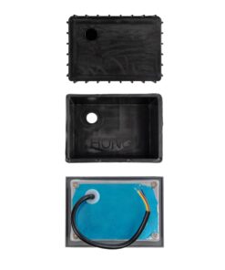 kelvo® STEPART KLV-101-0084 Χωνευτό Φωτιστικό Σκαλοπατιού / Διαδρόμου LED 3W 375lm 45° AC 220-240V Αδιάβροχο IP65 Θερμό Λευκό 2700K – Lumileds SMD Chip & TÜV SÜD Driver – Γκρι Ανθρακί Ματ – Μ11.5 x Π5.3 x Υ8.3cm / Q10.6 x 7.6cm – 5 Χρόνια Εγγύηση