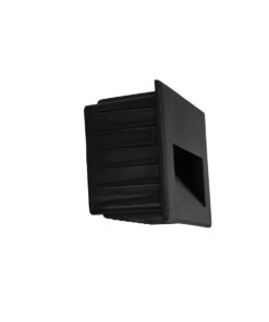 kelvo® STEPART KLV-101-0083 Χωνευτό Φωτιστικό Σκαλοπατιού / Διαδρόμου LED 3W 375lm 45° AC 220-240V Αδιάβροχο IP65 Θερμό Λευκό 2700K – Lumileds SMD Chip & TÜV SÜD Driver – Μαύρο Ματ – Μ11.5 x Π5.3 x Υ8.3cm / Q10.6 x 7.6cm – 5 Χρόνια Εγγύηση