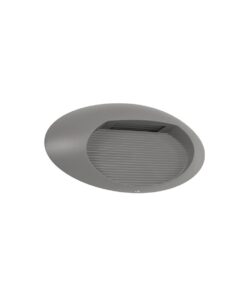 kelvo® STEPART KLV-101-0099 Φωτιστικό Σκαλοπατιού / Διαδρόμου LED 3W 375lm 45° AC 220-240V Αδιάβροχο IP65 Θερμό Λευκό 2700K – Lumileds SMD Chip & TÜV SÜD Driver – Γκρι Ανθρακί Ματ – Μ26 x Π5.5 x Υ13cm – 5 Χρόνια Εγγύηση