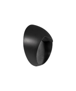 kelvo® STEPART KLV-101-0098 Φωτιστικό Σκαλοπατιού / Διαδρόμου LED 3W 375lm 45° AC 220-240V Αδιάβροχο IP65 Θερμό Λευκό 2700K – Lumileds SMD Chip & TÜV SÜD Driver – Μαύρο Ματ – Μ26 x Π5.5 x Υ13cm – 5 Χρόνια Εγγύηση