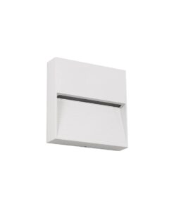 kelvo® STEPART KLV-101-0106 Φωτιστικό Σκαλοπατιού / Διαδρόμου LED 4W 500lm 45° AC 220-240V Αδιάβροχο IP65 Θερμό Λευκό 2700K – Lumileds SMD Chip & TÜV SÜD Driver – Λευκό Ματ – Μ15 x Π3.5 x Υ15cm – 5 Χρόνια Εγγύηση