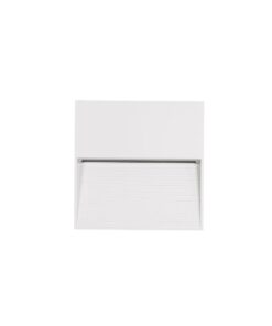 kelvo® STEPART KLV-101-0106 Φωτιστικό Σκαλοπατιού / Διαδρόμου LED 4W 500lm 45° AC 220-240V Αδιάβροχο IP65 Θερμό Λευκό 2700K – Lumileds SMD Chip & TÜV SÜD Driver – Λευκό Ματ – Μ15 x Π3.5 x Υ15cm – 5 Χρόνια Εγγύηση