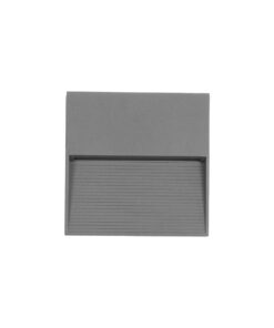 kelvo® STEPART KLV-101-0105 Φωτιστικό Σκαλοπατιού / Διαδρόμου LED 4W 500lm 45° AC 220-240V Αδιάβροχο IP65 Θερμό Λευκό 2700K – Lumileds SMD Chip & TÜV SÜD Driver – Γκρι Ανθρακί Ματ – Μ15 x Π3.5 x Υ15cm – 5 Χρόνια Εγγύηση