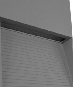 kelvo® STEPART KLV-101-0105 Φωτιστικό Σκαλοπατιού / Διαδρόμου LED 4W 500lm 45° AC 220-240V Αδιάβροχο IP65 Θερμό Λευκό 2700K – Lumileds SMD Chip & TÜV SÜD Driver – Γκρι Ανθρακί Ματ – Μ15 x Π3.5 x Υ15cm – 5 Χρόνια Εγγύηση