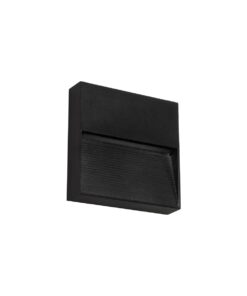 kelvo® STEPART KLV-101-0104 Φωτιστικό Σκαλοπατιού / Διαδρόμου LED 4W 500lm 45° AC 220-240V Αδιάβροχο IP65 Θερμό Λευκό 2700K – Lumileds SMD Chip & TÜV SÜD Driver – Μαύρο Ματ – Μ15 x Π3.5 x Υ15cm – 5 Χρόνια Εγγύηση