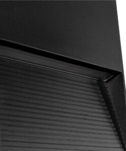 kelvo® STEPART KLV-101-0104 Φωτιστικό Σκαλοπατιού / Διαδρόμου LED 4W 500lm 45° AC 220-240V Αδιάβροχο IP65 Θερμό Λευκό 2700K – Lumileds SMD Chip & TÜV SÜD Driver – Μαύρο Ματ – Μ15 x Π3.5 x Υ15cm – 5 Χρόνια Εγγύηση