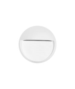 kelvo® STEPART KLV-101-0097 Φωτιστικό Σκαλοπατιού / Διαδρόμου LED 3W 375lm 45° AC 220-240V Αδιάβροχο IP65 Θερμό Λευκό 2700K – Lumileds SMD Chip & TÜV SÜD Driver – Λευκό Ματ – Μ16 x Π8 x Υ16cm – 5 Χρόνια Εγγύηση