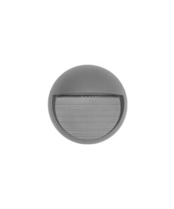 kelvo® STEPART KLV-101-0096 Φωτιστικό Σκαλοπατιού / Διαδρόμου LED 3W 375lm 45° AC 220-240V Αδιάβροχο IP65 Θερμό Λευκό 2700K – Lumileds SMD Chip & TÜV SÜD Driver – Γκρι Ανθρακί Ματ – Μ16 x Π8 x Υ16cm – 5 Χρόνια Εγγύηση