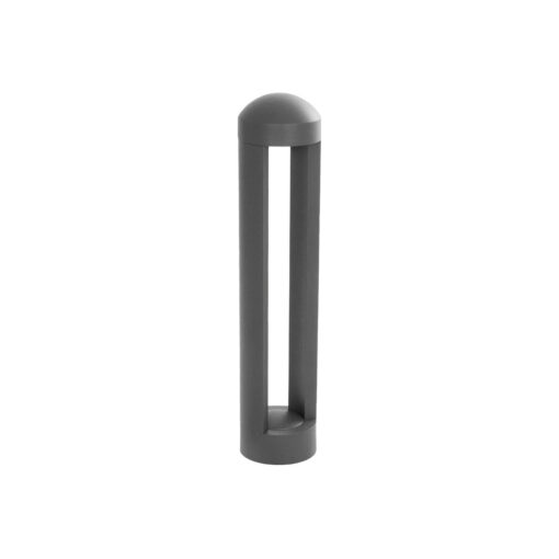 kelvo® GREMO KLV-101-0122 Φωτιστικό Κολωνάκι Κήπου LED 7W 875lm 45° AC 220-240V Αδιάβροχο IP65 Θερμό Λευκό 2700K – Bridgelux COB Chip & TÜV SÜD Driver – Γκρι Ανθρακί Ματ – Μ10.8 x Π10.8 x Υ50cm – 5 Χρόνια Εγγύηση