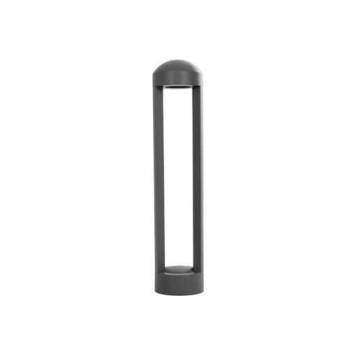 kelvo® GREMO KLV-101-0122 Φωτιστικό Κολωνάκι Κήπου LED 7W 875lm 45° AC 220-240V Αδιάβροχο IP65 Θερμό Λευκό 2700K – Bridgelux COB Chip & TÜV SÜD Driver – Γκρι Ανθρακί Ματ – Μ10.8 x Π10.8 x Υ50cm – 5 Χρόνια Εγγύηση
