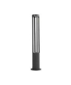 kelvo® GREMO KLV-101-0123 Φωτιστικό Κολωνάκι Κήπου LED 7W 875lm 45° AC 220-240V Αδιάβροχο IP65 Θερμό Λευκό 2700K – Bridgelux COB Chip & TÜV SÜD Driver – Γκρι Ανθρακί Ματ – Μ15.5 x Π15.5 x Υ80cm – 5 Χρόνια Εγγύηση