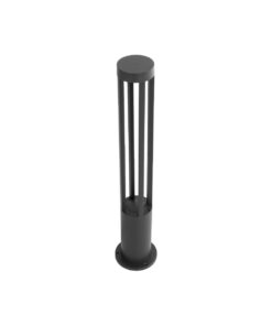 kelvo® GREMO KLV-101-0123 Φωτιστικό Κολωνάκι Κήπου LED 7W 875lm 45° AC 220-240V Αδιάβροχο IP65 Θερμό Λευκό 2700K – Bridgelux COB Chip & TÜV SÜD Driver – Γκρι Ανθρακί Ματ – Μ15.5 x Π15.5 x Υ80cm – 5 Χρόνια Εγγύηση