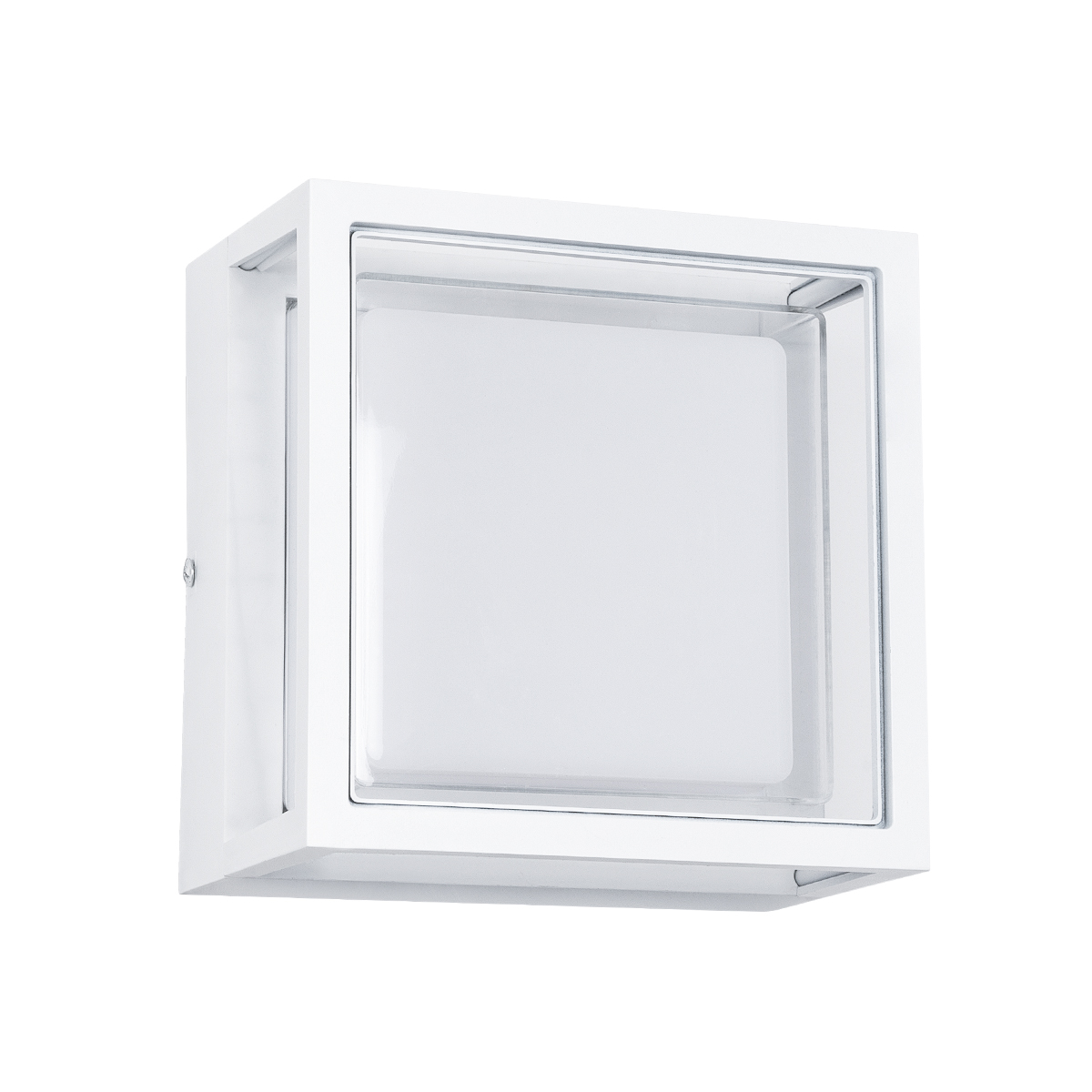 GLOBOSTAR® MAJESTIC 60775 Μοντέρνο Φωτιστικό Τοίχου - Απλίκα LED 10W 1050lm 120° AC 220-240V Αδιάβροχο IP65 Φυσικό Λευκό 4500K - Bridgelux SMD Chip - Λευκό Ματ - Μ17 x Π17 x Υ9cm - 3 Χρόνια Εγγύηση - Image 2