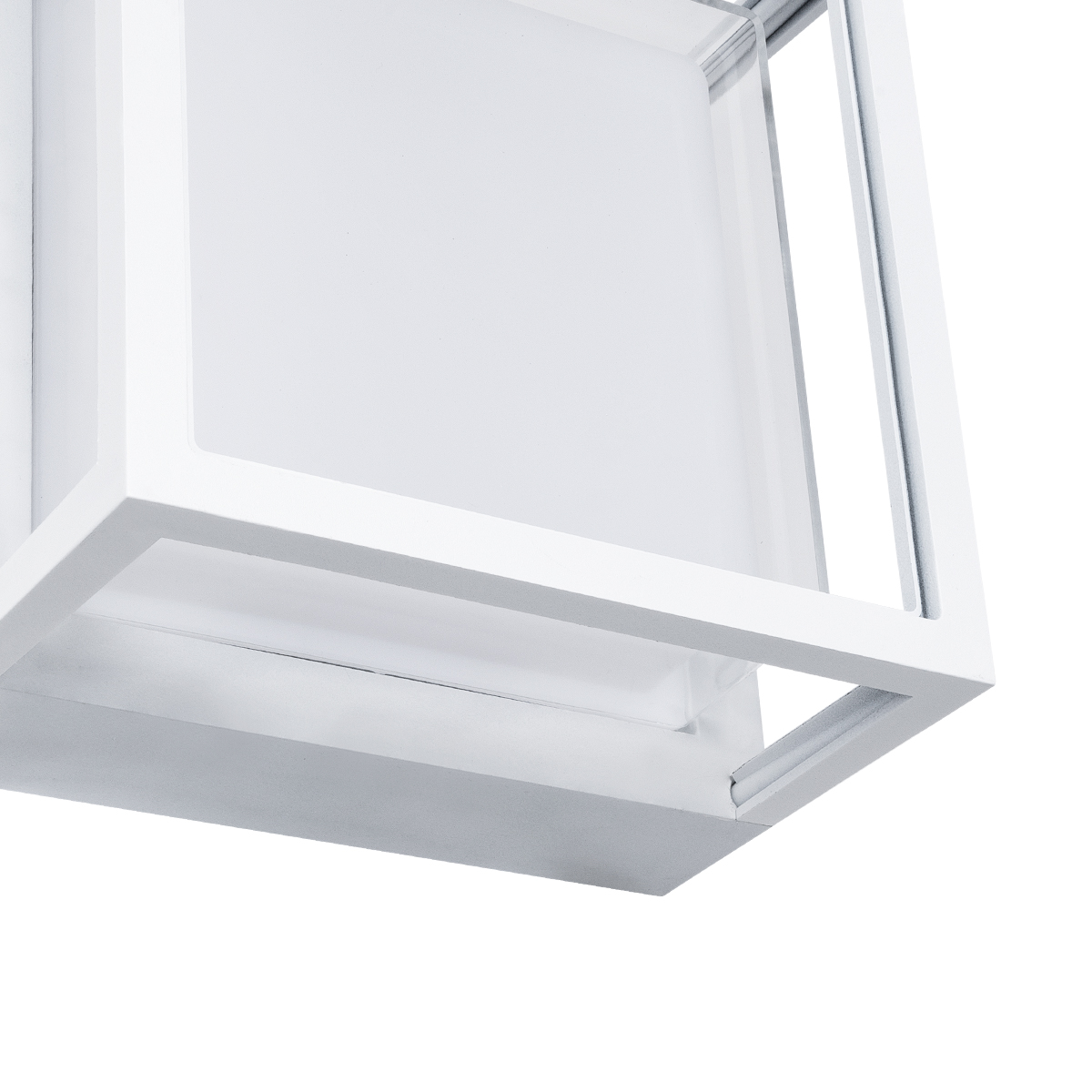 GLOBOSTAR® MAJESTIC 60775 Μοντέρνο Φωτιστικό Τοίχου - Απλίκα LED 10W 1050lm 120° AC 220-240V Αδιάβροχο IP65 Φυσικό Λευκό 4500K - Bridgelux SMD Chip - Λευκό Ματ - Μ17 x Π17 x Υ9cm - 3 Χρόνια Εγγύηση - Image 5