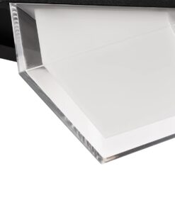 GLOBOSTAR® EMPIRE 60780 Μοντέρνο Φωτιστικό Τοίχου – Απλίκα LED 12W 1260lm 120° AC 220-240V Αδιάβροχο IP65 Φυσικό Λευκό 4500K – Bridgelux SMD Chip & TÜV SÜD Driver – Μαύρο Ματ – Μ18.5 x Π10 x Υ17.5cm – 3 Χρόνια Εγγύηση