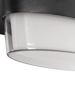 GLOBOSTAR® EMPIRE 60782 Μοντέρνο Φωτιστικό Τοίχου – Απλίκα LED 12W 1260lm 120° AC 220-240V Αδιάβροχο IP65 Φυσικό Λευκό 4500K – Bridgelux SMD Chip & TÜV SÜD Driver – Μαύρο Ματ – Μ18.5 x Π9 x Υ12cm – 3 Χρόνια Εγγύηση