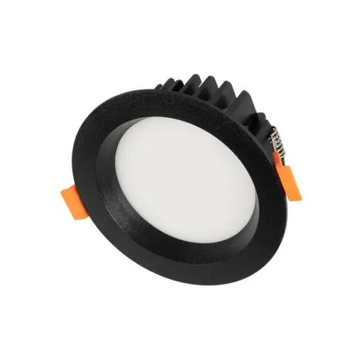 GLOBOSTAR® WATERA 60897 Χωνευτό Downlight Σποτ Panel Μπάνιου & WC LED 12W 1500lm 120° AC 220-240V Αδιάβροχο IP54 Ρυθμιζόμενο Λευκό CCT με Διακόπτη στο Σώμα 2700K/4500K/6000K Dimmable - Lumileds SMD Chip & TÜV SÜD Driver - Μαύρο Ματ - Μ10.8 x Π10.8 x Υ3.2cm / Q9cm - 3 Χρόνια Εγγύηση - Image 2
