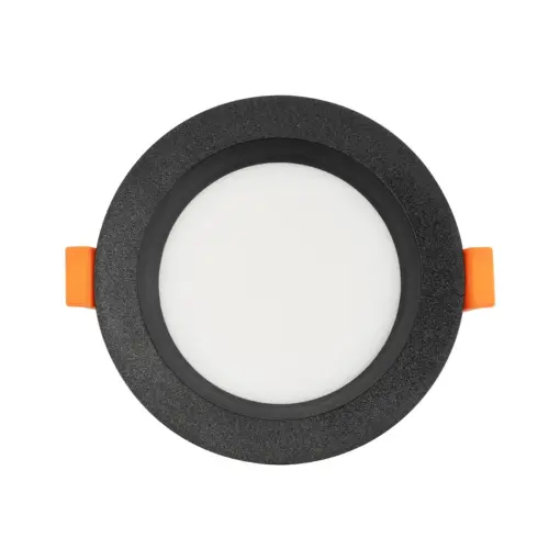 GLOBOSTAR® WATERA 60897 Χωνευτό Downlight Σποτ Panel Μπάνιου & WC LED 12W 1500lm 120° AC 220-240V Αδιάβροχο IP54 Ρυθμιζόμενο Λευκό CCT με Διακόπτη στο Σώμα 2700K/4500K/6000K Dimmable - Lumileds SMD Chip & TÜV SÜD Driver - Μαύρο Ματ - Μ10.8 x Π10.8 x Υ3.2cm / Q9cm - 3 Χρόνια Εγγύηση - Image 5