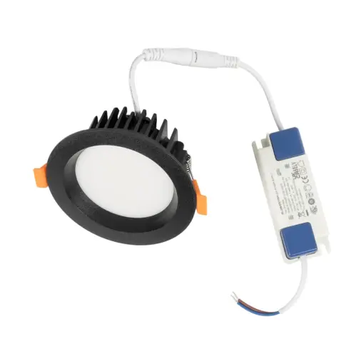 GLOBOSTAR® WATERA 60897 Χωνευτό Downlight Σποτ Panel Μπάνιου & WC LED 12W 1500lm 120° AC 220-240V Αδιάβροχο IP54 Ρυθμιζόμενο Λευκό CCT με Διακόπτη στο Σώμα 2700K/4500K/6000K Dimmable - Lumileds SMD Chip & TÜV SÜD Driver - Μαύρο Ματ - Μ10.8 x Π10.8 x Υ3.2cm / Q9cm - 3 Χρόνια Εγγύηση - Image 7