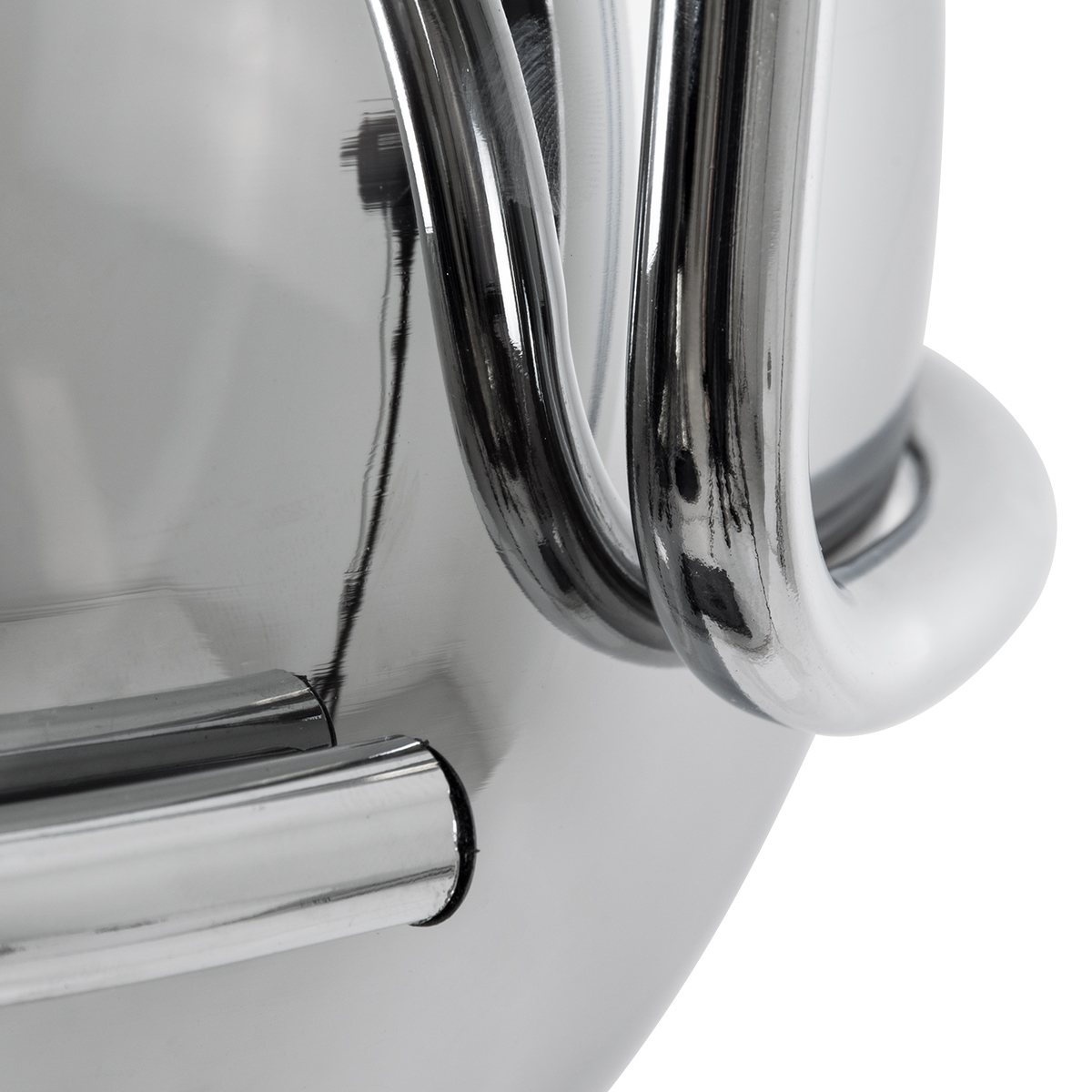 GLOBOSTAR® GLASSO 60928 Μοντέρνο Κρεμαστό Φωτιστικό Οροφής με Ντουί 1 x E27 AC 220-240V IP20 - Ασημί - Μ27 x Π27 x Υ52cm - Image 9