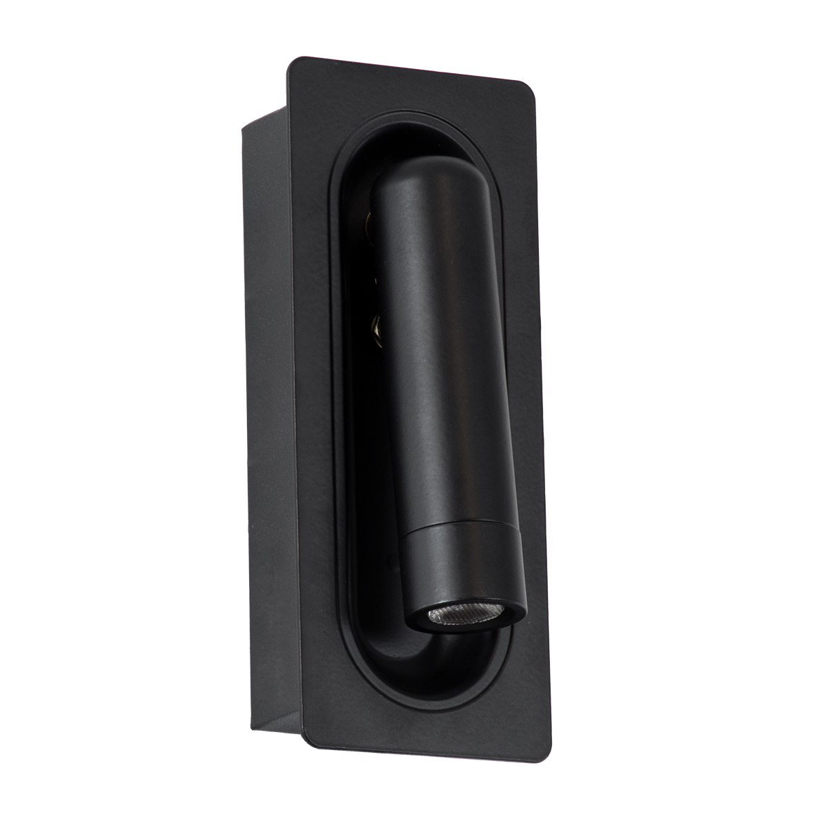 GLOBOSTAR® MANHATTAN 61097 Μοντέρνο Φωτιστικό Τοίχου - Απλίκα Ξενοδοχείου Reading Light LED 3W 405lm 36° AC 220-240V IP20 Φυσικό Λευκό 4500K - Bridgelux COB Chip & TÜV SÜD Driver - Μαύρο - Μ7 x Π7 x Υ17cm - 3 Χρόνια Εγγύηση - Image 3