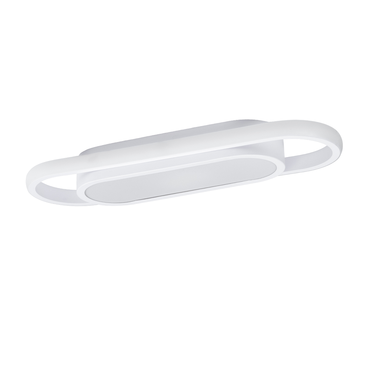 GLOBOSTAR® IGOR 61217 Μοντέρνο Φωτιστικό Οροφής LED 24W 2880lm 210° AC 220-240V IP20 Ρυθμιζόμενο Λευκό CCT με On/Off 2700K/4500K/6000K - Lumileds SMD Chip - Λευκό Ματ - Μ41 x Π13 x Υ4.5cm - 3 Χρόνια Εγγύηση - Image 3