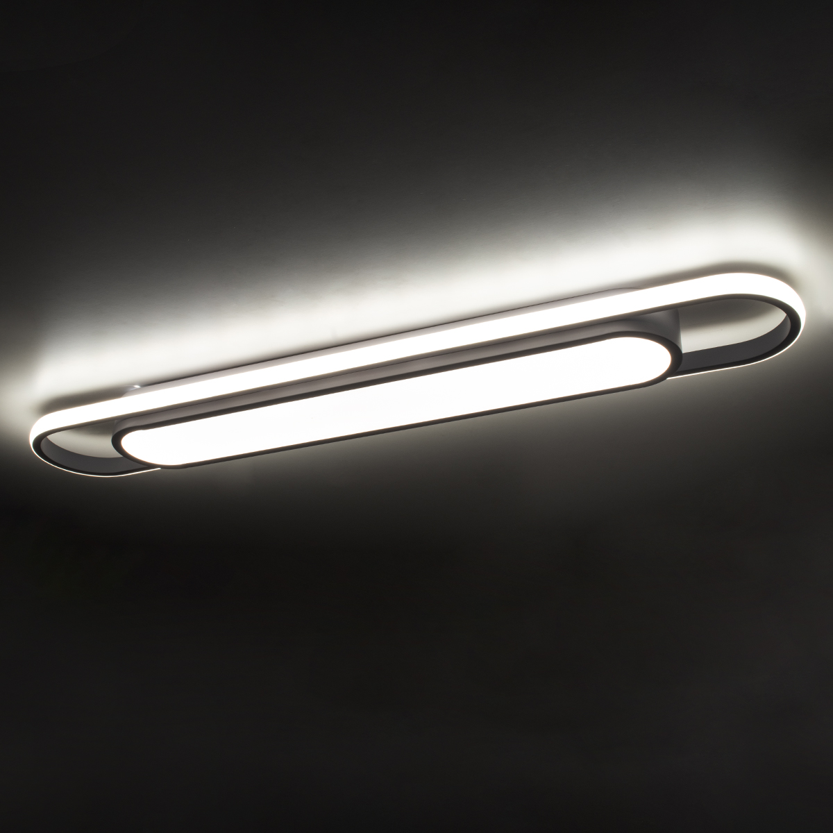 GLOBOSTAR® IGOR 61219 Μοντέρνο Φωτιστικό Οροφής LED 48W 5760lm 210° AC 220-240V IP20 Ρυθμιζόμενο Λευκό CCT με On/Off 2700K/4500K/6000K - Lumileds SMD Chip - Λευκό Ματ - Μ81 x Π13 x Υ4.5cm - 3 Χρόνια Εγγύηση - Image 9