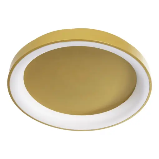 GLOBOSTAR® SALEM 61239 Μοντέρνο Φωτιστικό Οροφής LED 105W 12075lm 120° AC 220-240V IP20 Ρυθμιζόμενο Λευκό CCT με Χειριστήριο από 2700K έως 6000K Dimmable - Lumileds SMD Chip - Χρυσό - Μ60 x Π60 x Υ9.5cm - 3 Χρόνια Εγγύηση - Image 4