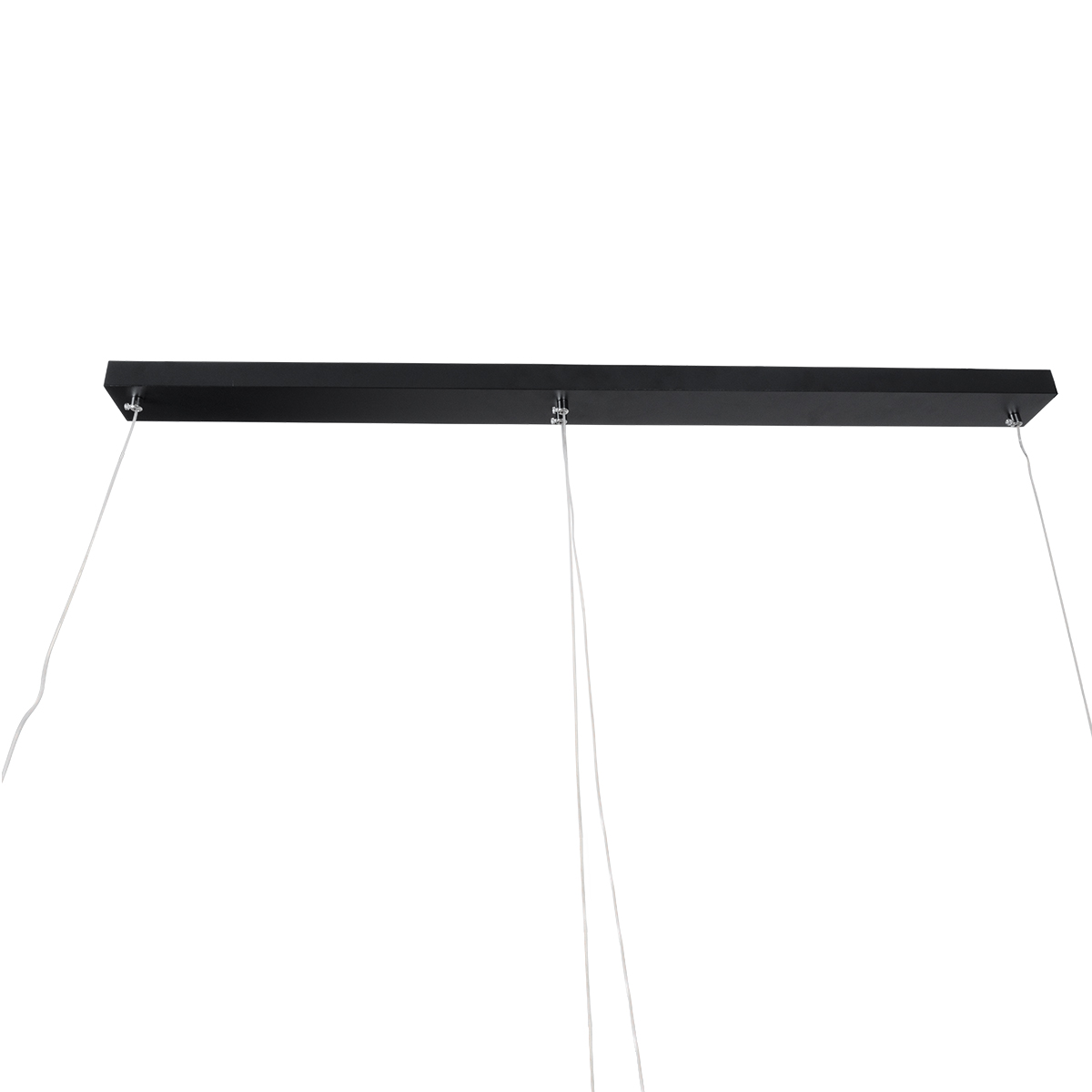 GLOBOSTAR® TEREZA 61288 Μοντέρνο Κρεμαστό Φωτιστικό Οροφής LED 67W 7504lm 300° AC 220-240V IP20 Ρυθμιζόμενο Λευκό CCT με Χειριστήριο από 2700K έως 6000K Dimmable - Lumileds SMD Chip - Μαύρο Ματ - Μ110 x Π4.5 x Υ34cm - 3 Χρόνια Εγγύηση - Image 8