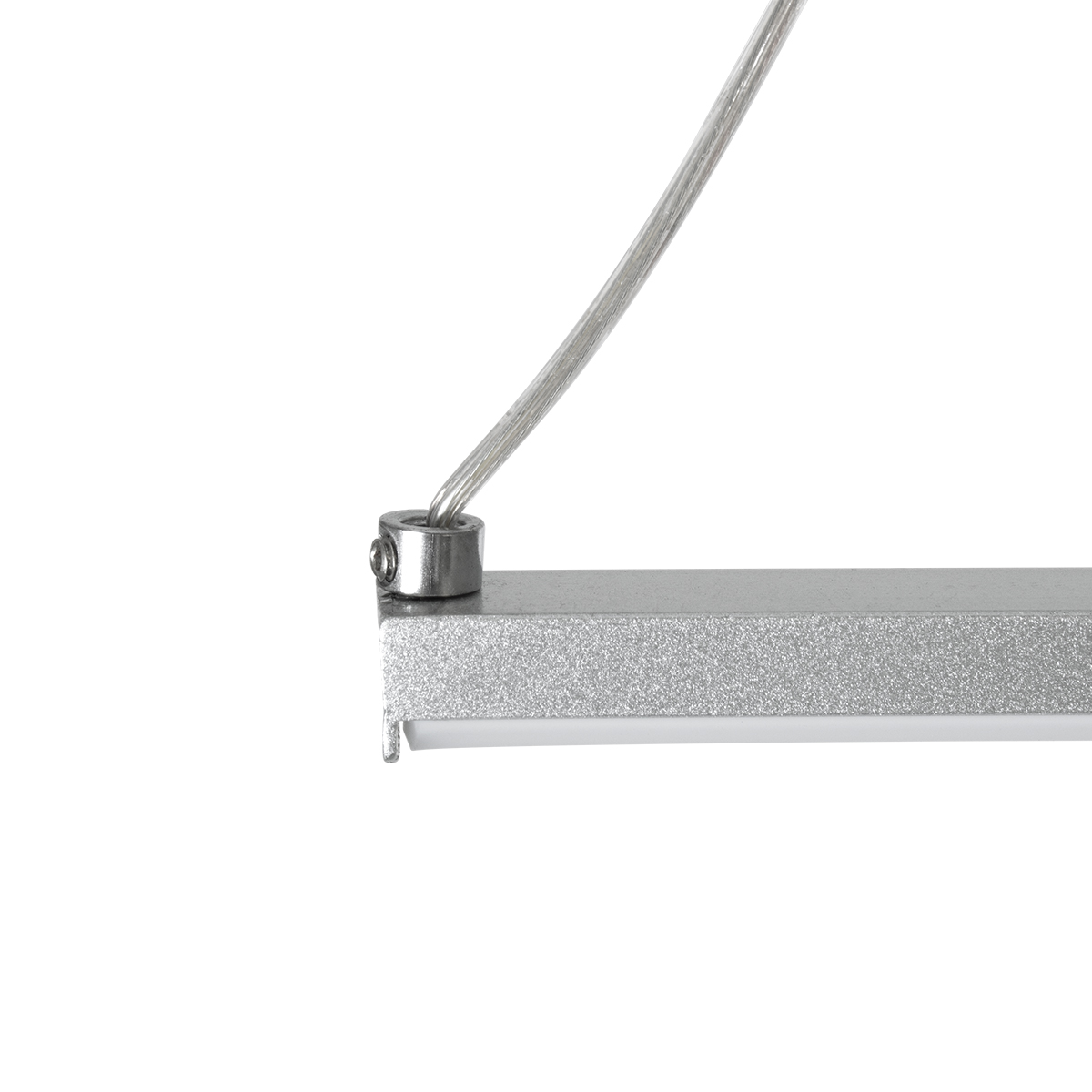 GLOBOSTAR® ROME 61296 Μοντέρνο Κρεμαστό Φωτιστικό Οροφής LED 24W 2640lm 200° AC 220-240V IP20 Ρυθμιζόμενο Λευκό CCT με On/Off 2700K/4500K/6000K - Lumileds SMD Chip - Νίκελ Βούρτσας - Μ65.5 x Π4 x Υ33cm - 3 Χρόνια Εγγύηση - Image 8