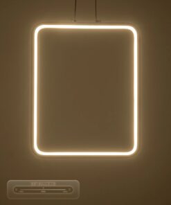 GLOBOSTAR® NEROBA 61304 Μοντέρνο Κρεμαστό Φωτιστικό Οροφής LED 18W 1980lm 360° AC 220-240V IP20 Ρυθμιζόμενο Λευκό CCT με On/Off 2700K/4500K/6000K – Lumileds SMD Chip – Νίκελ Βούρτσας – Μ29 x Π2 x Υ36cm – 3 Χρόνια Εγγύηση