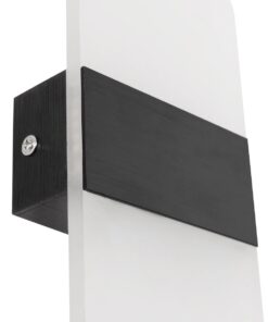 GLOBOSTAR® RARE 61337 Μοντέρνο Φωτιστικό Τοίχου – Απλίκα LED 5W 600lm 180° AC 220-240V IP20 Ρυθμιζόμενο Λευκό CCT με On/Off 2700K/4500K/6000K – Lumileds SMD Chip – Μαύρο Ματ – Μ10 x Π4 x Υ27cm – 3 Χρόνια Εγγύηση