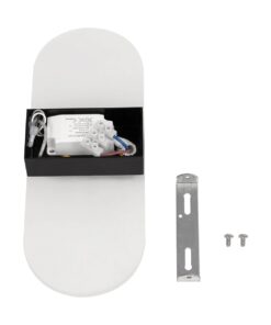 GLOBOSTAR® RARE 61337 Μοντέρνο Φωτιστικό Τοίχου – Απλίκα LED 5W 600lm 180° AC 220-240V IP20 Ρυθμιζόμενο Λευκό CCT με On/Off 2700K/4500K/6000K – Lumileds SMD Chip – Μαύρο Ματ – Μ10 x Π4 x Υ27cm – 3 Χρόνια Εγγύηση