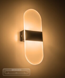 GLOBOSTAR® RARE 61337 Μοντέρνο Φωτιστικό Τοίχου – Απλίκα LED 5W 600lm 180° AC 220-240V IP20 Ρυθμιζόμενο Λευκό CCT με On/Off 2700K/4500K/6000K – Lumileds SMD Chip – Μαύρο Ματ – Μ10 x Π4 x Υ27cm – 3 Χρόνια Εγγύηση