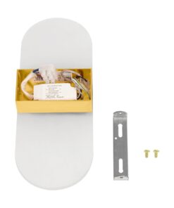 GLOBOSTAR® RARE 61338 Μοντέρνο Φωτιστικό Τοίχου – Απλίκα LED 5W 600lm 180° AC 220-240V IP20 Ρυθμιζόμενο Λευκό CCT με On/Off 2700K/4500K/6000K – Lumileds SMD Chip – Χρυσό Βούρτσας – Μ10 x Π4 x Υ27cm – 3 Χρόνια Εγγύηση