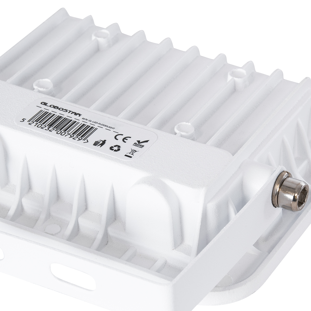 GLOBOSTAR® ATLAS 61409 Προβολέας LED 20W 2300lm 120° AC 220-240V Αδιάβροχο IP67 Θερμό Λευκό 2700K - Lumileds SMD Chip - TÜV Rheinland Certified - Λευκό Ματ - Μ12 x Π2.5 x Υ9.5cm - 5 Χρόνια Εγγύηση - Image 7