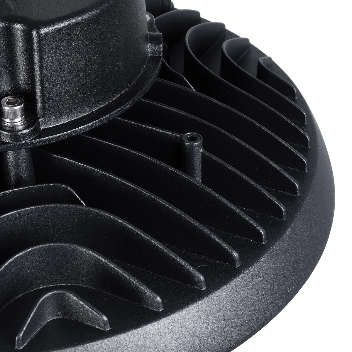 GLOBOSTAR® INDUSTRY 61500 Βιομηχανικό Φωτιστικό Καμπάνα High Bay UFO LED 100W 15000lm SDCM<5 90° AC 85-265V Αδιάβροχο IP65 IK08 Φυσικό Λευκό 5000K - 175 x Sanan Opto SMD Chip & TÜV SÜD Driver - Μαύρο Χυτό Αλουμίνιο - Μ26.5 x Π26.5 x Υ15cm - 5 Χρόνια Εγγύηση - Image 9