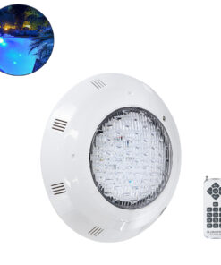 GLOBOSTAR® POOLETI 61542 Υποβρύχιο Φωτιστικό για Σιντριβάνια/Πισίνες LED 25W 1750lm 120° AC 12V Αδιάβροχο IP68 RGB Dimmable - Ασύρματο Χειριστήριο RF 2.4Ghz Εμβέλειας 60 Μέτρων - 2m VDE Rubber Καλώδιο - Φ30 x Υ6.5cm - 3 Χρόνια Εγγύηση