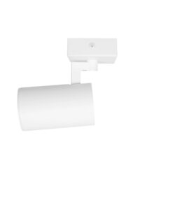 kelvo® SPOTA KLV-101-0135 Κινούμενο Φωτιστικό Σποτ Οροφής για Λάμπα MR16 με Ντουί GU10 AC 220-240V IP20 – Λευκό Ματ – Μ7 x Π6 x Υ14cm
