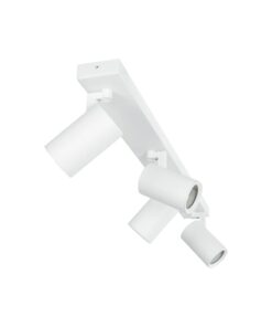 kelvo® SPOTA KLV-101-0141 Κινούμενο Φωτιστικό Σποτ Οροφής για 4 Λάμπες MR16 με Ντουί GU10 AC 220-240V IP20 – Λευκό Ματ – Μ64 x Π6 x Υ14cm