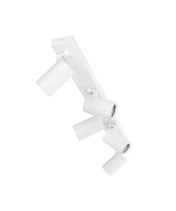 kelvo® SPOTA KLV-101-0143 Κινούμενο Φωτιστικό Σποτ Οροφής για 5 Λάμπες MR16 με Ντουί GU10 AC 220-240V IP20 – Λευκό Ματ – Μ79.5 x Π6.3 x Υ14cm