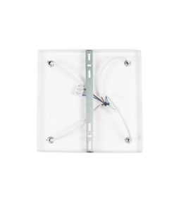 kelvo® SPOTA KLV-101-0147 Κινούμενο Φωτιστικό Σποτ Οροφής για 4 Λάμπες MR16 με Ντουί GU10 AC 220-240V IP20 – Λευκό Ματ – Μ26 x Π26 x Υ14cm