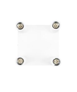 kelvo® SPOTA KLV-101-0147 Κινούμενο Φωτιστικό Σποτ Οροφής για 4 Λάμπες MR16 με Ντουί GU10 AC 220-240V IP20 – Λευκό Ματ – Μ26 x Π26 x Υ14cm