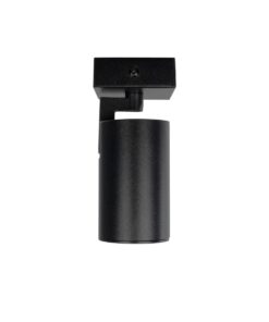 kelvo® SPOTA KLV-101-0134 Κινούμενο Φωτιστικό Σποτ Οροφής για Λάμπα MR16 με Ντουί GU10 AC 220-240V IP20 – Μαύρο Ματ – Μ7 x Π6 x Υ14cm