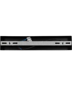 kelvo® SPOTA KLV-101-0136 Κινούμενο Φωτιστικό Σποτ Οροφής για 2 Λάμπες MR16 με Ντουί GU10 AC 220-240V IP20 – Μαύρο Ματ – Μ30 x Π6 x Υ14.5cm