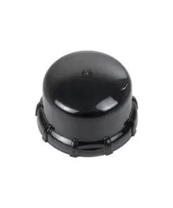 GLOBOSTAR® INDUSTRY-CAP 61707 Κάλυμμα με Zhaga Socket για τα Βιομηχανικά Φωτιστικά Καμπάνες High Bay UFO Τεχνολογίας Smart Group Linkable Control System 2.4Ghz Αδιάβροχο IP65 Μαύρο Πλαστικό ABS - Μ5 x Π5 x Υ3.5cm